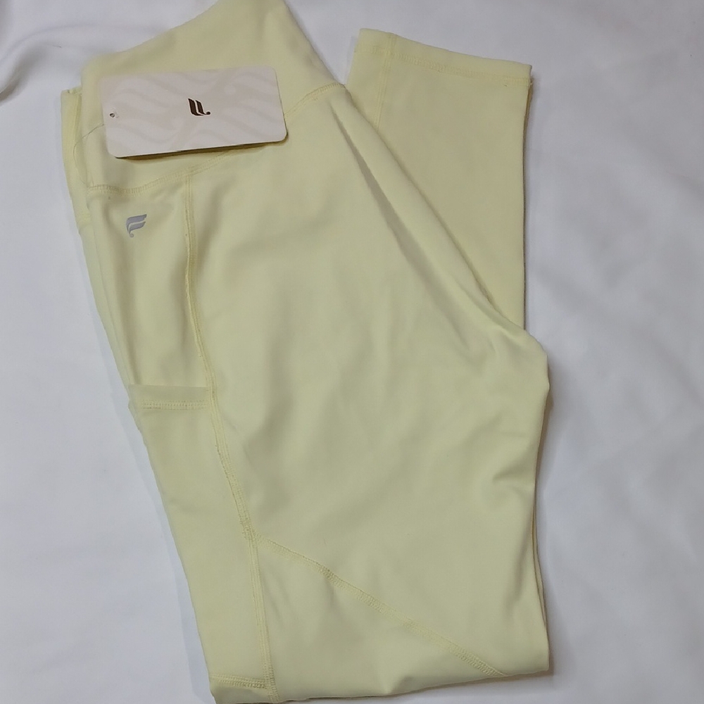 Fabletics Light Yellow Leggings
